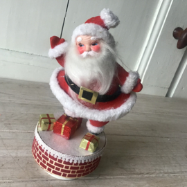 Vintage kerstman speeldoos