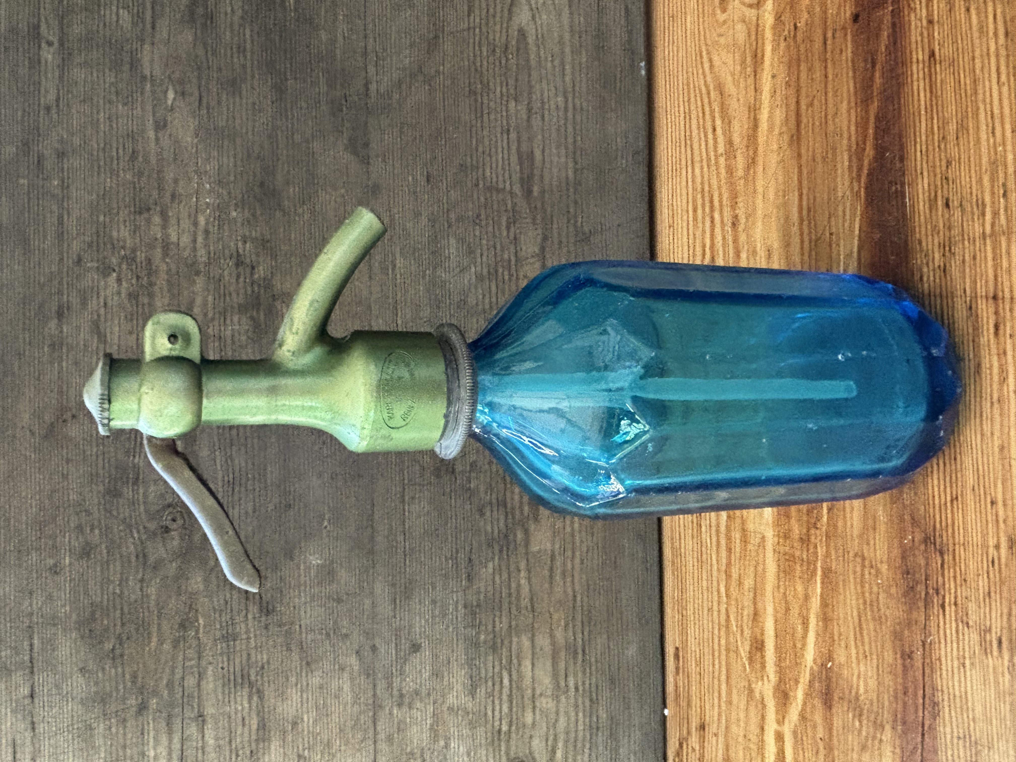 Kleine spuitfles blauw