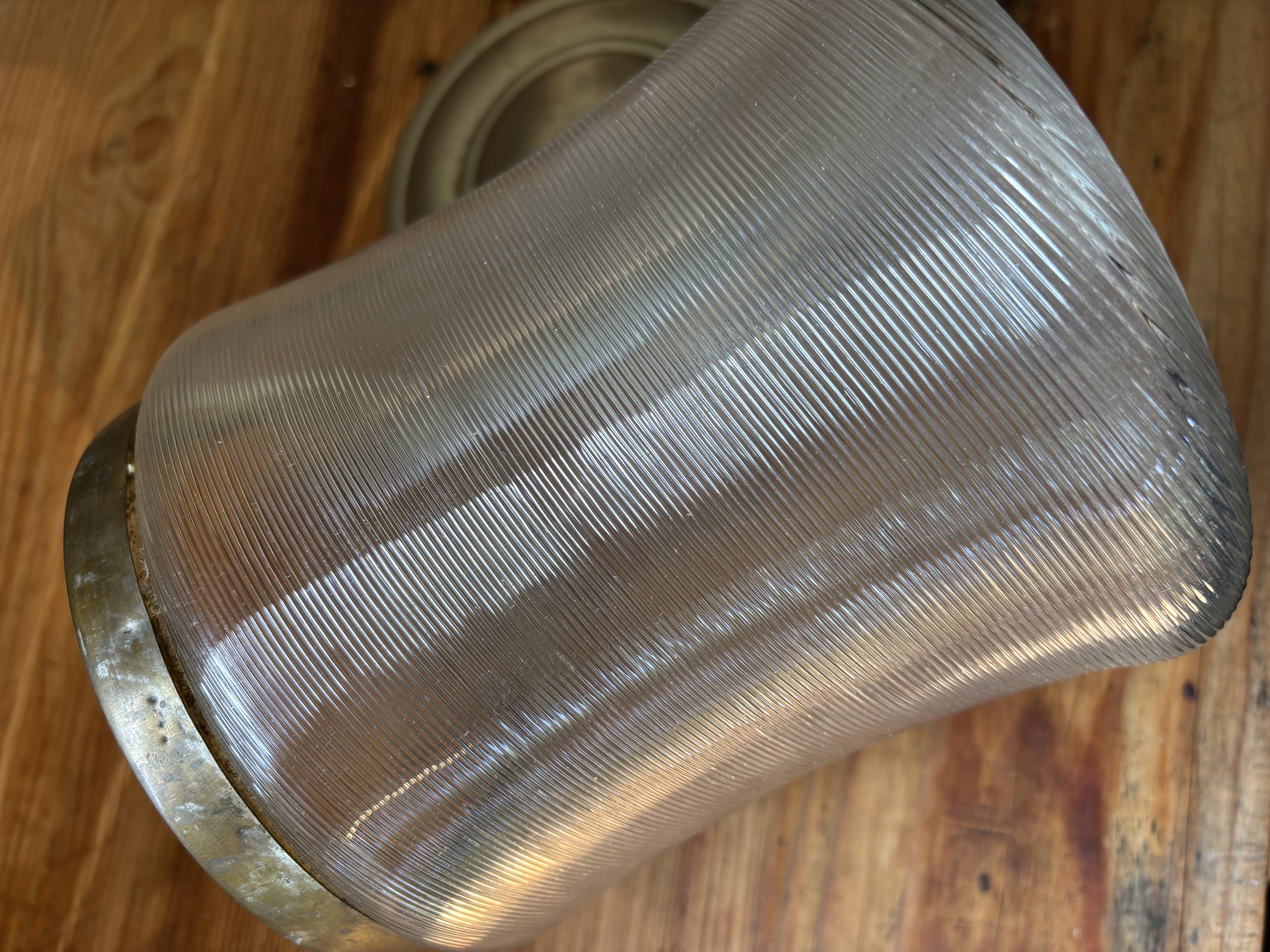 Fries draadglas grote pot