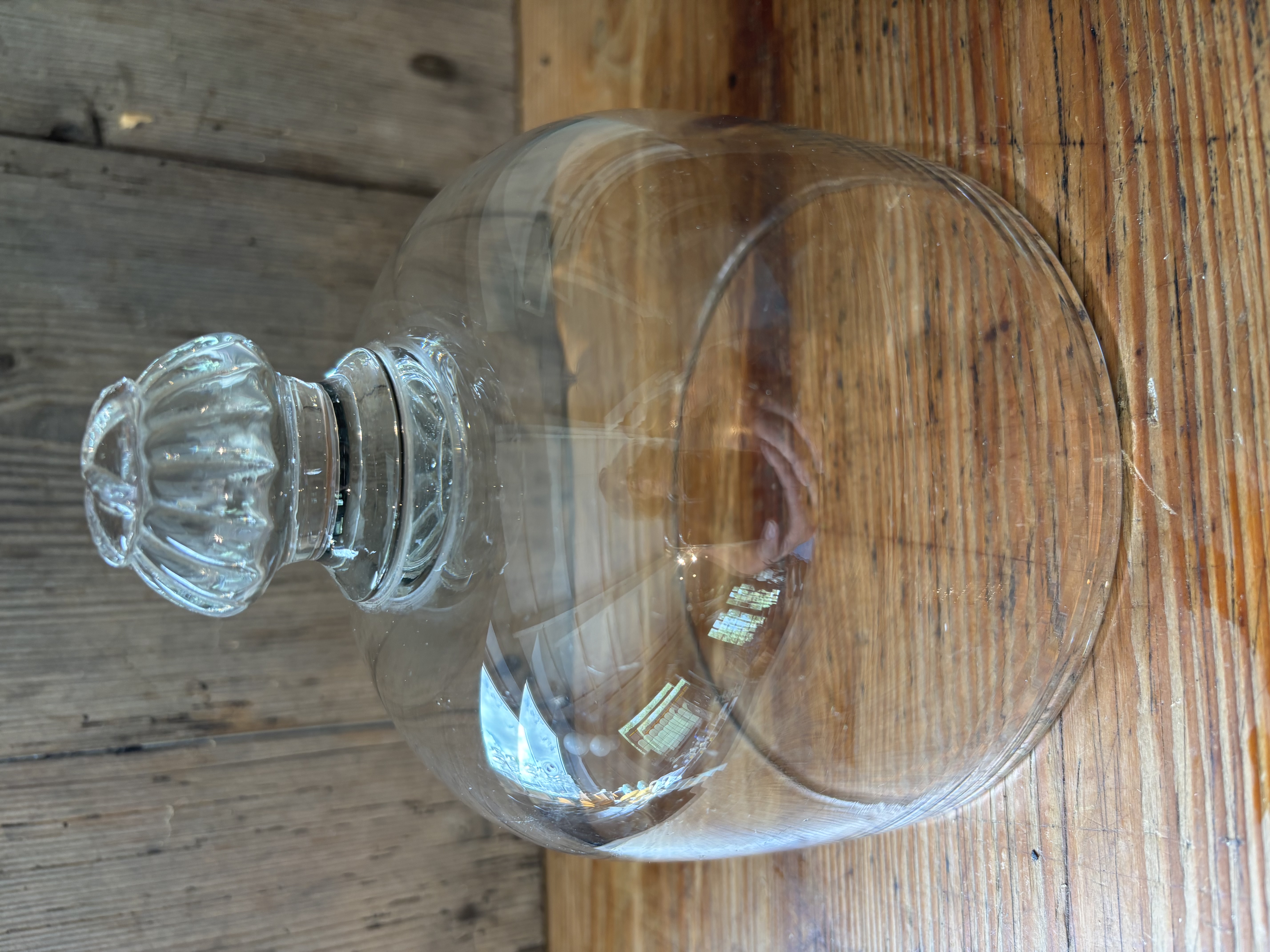 Oude glazen stolp