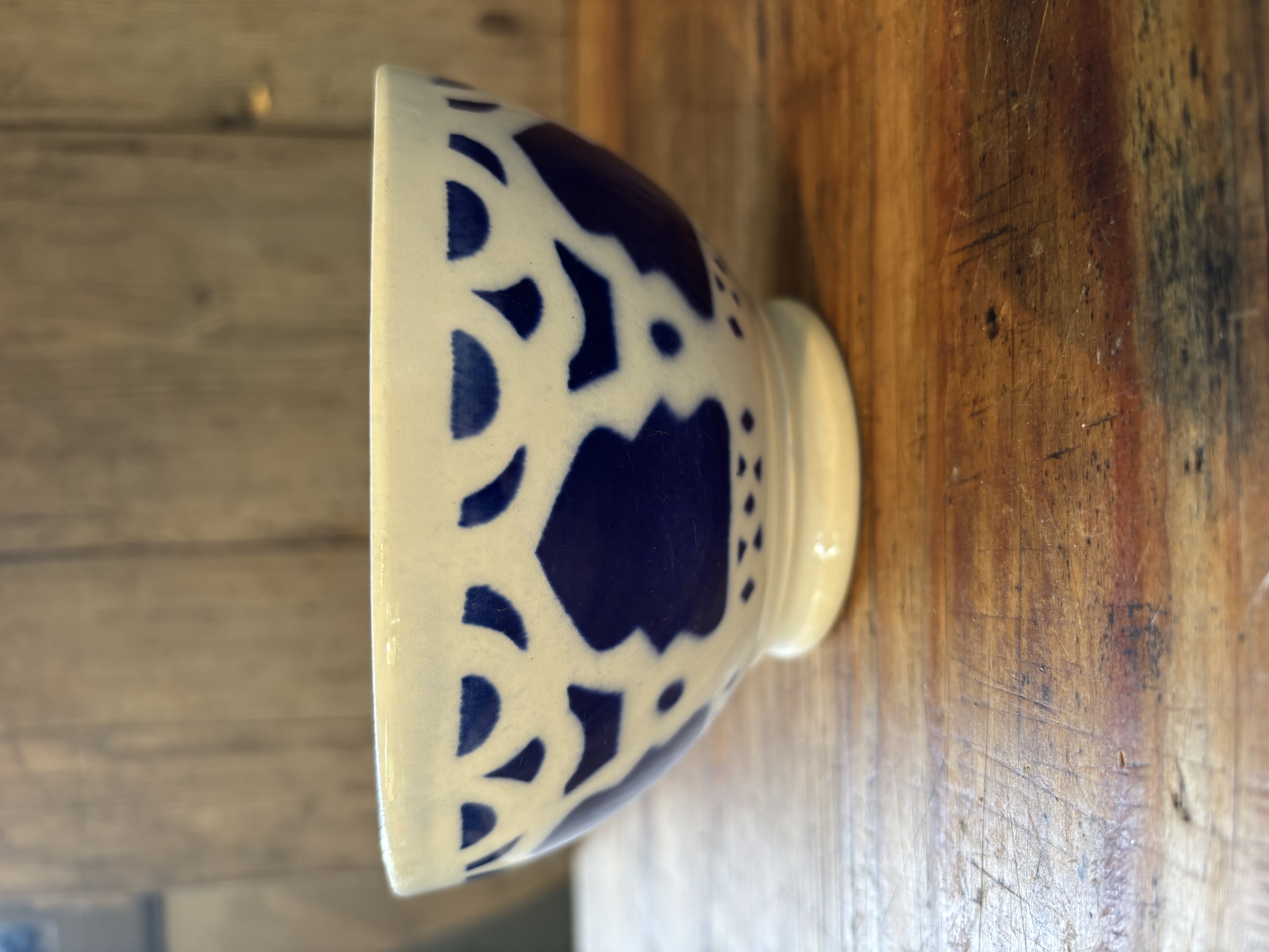 Spoelkom diep blauw