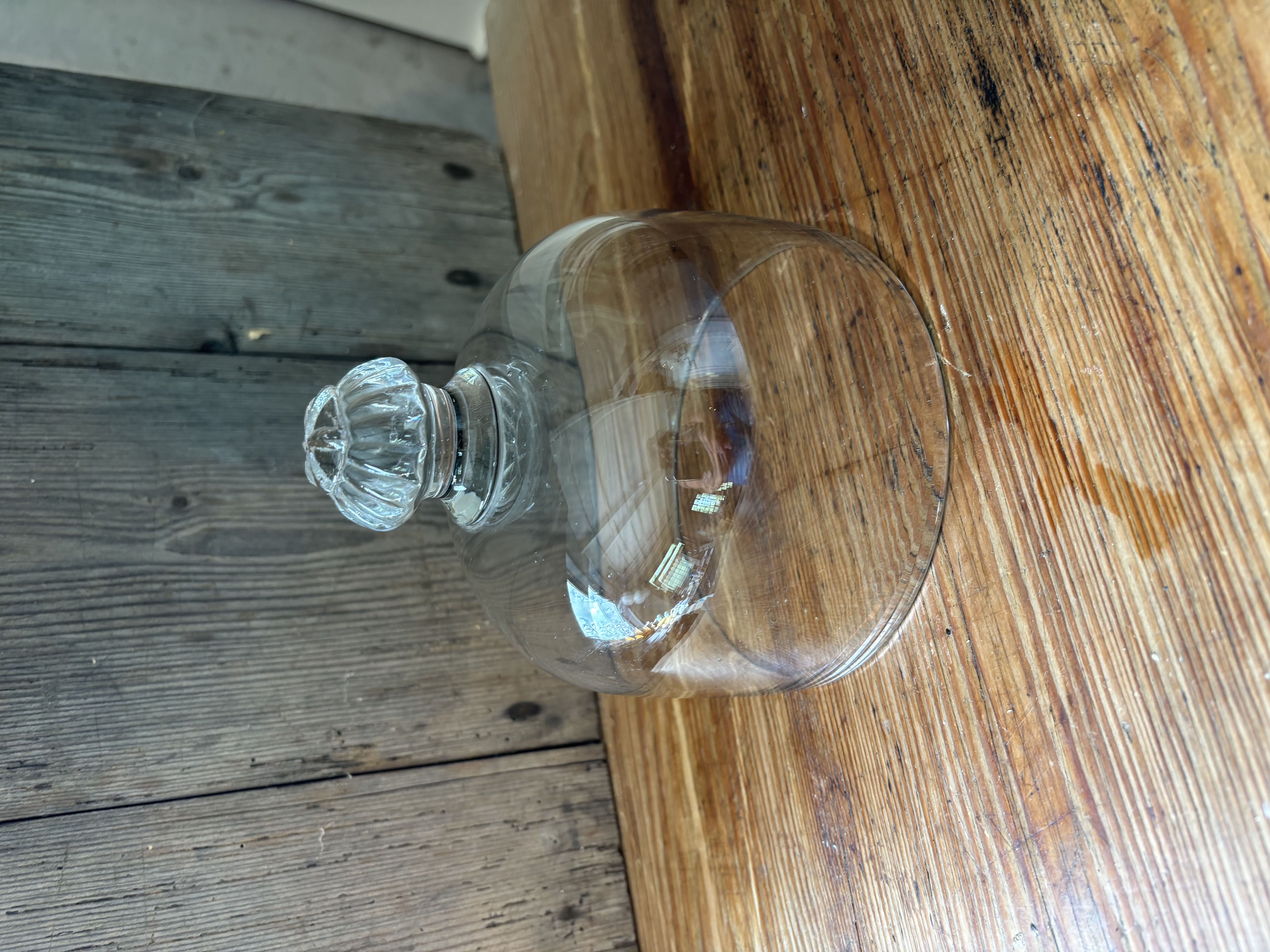 Oude glazen stolp