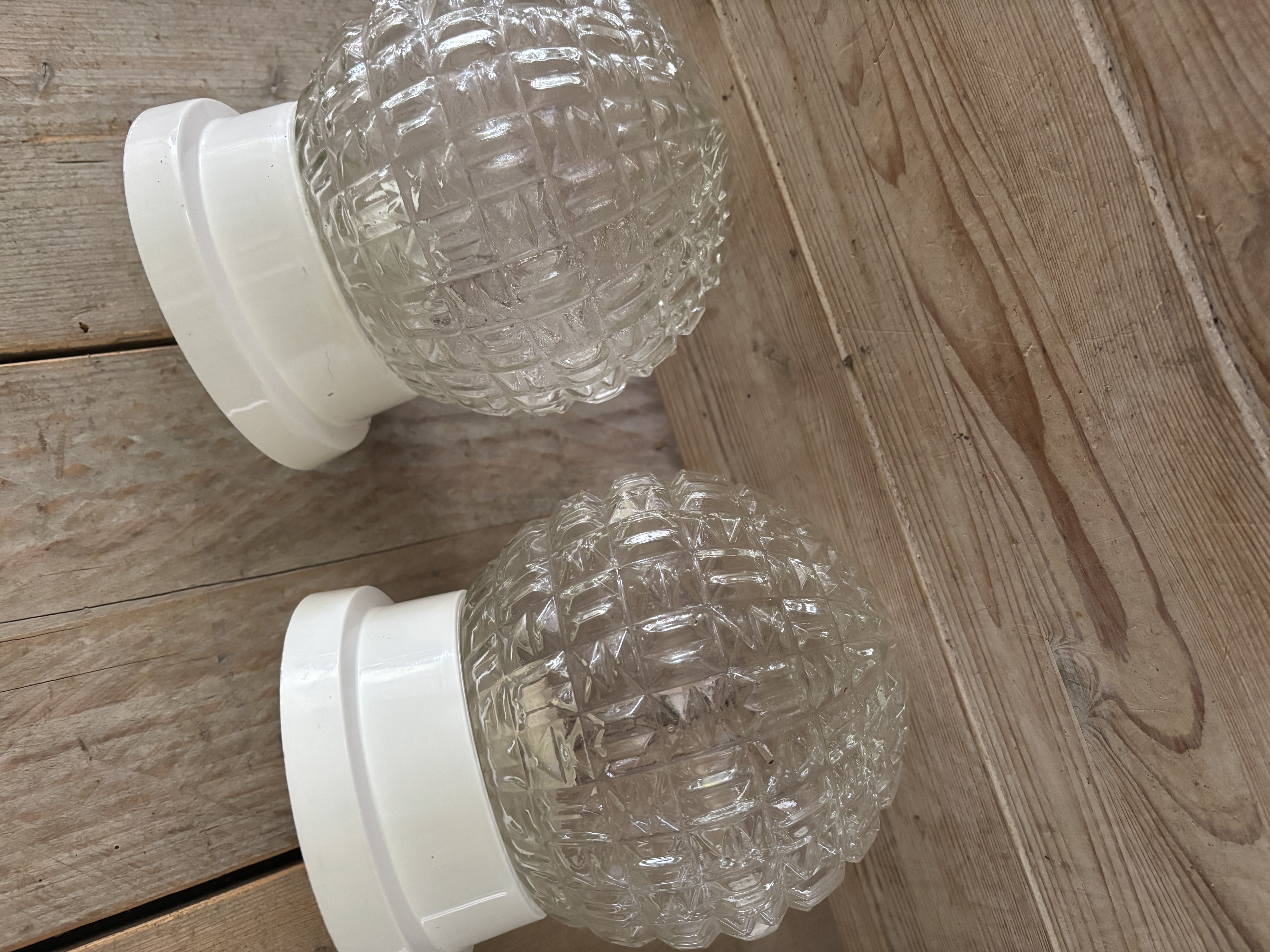 Doorzichtig plafond lampen