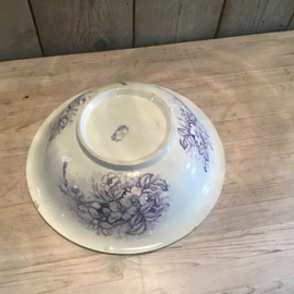 Paarse salade schaal