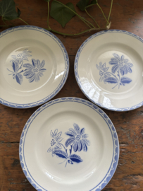 Borden blauwe bloem Sarreguemines