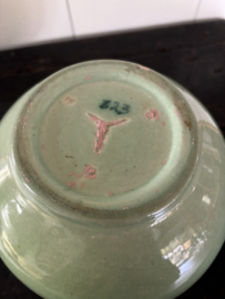 Groene bolle vaas
