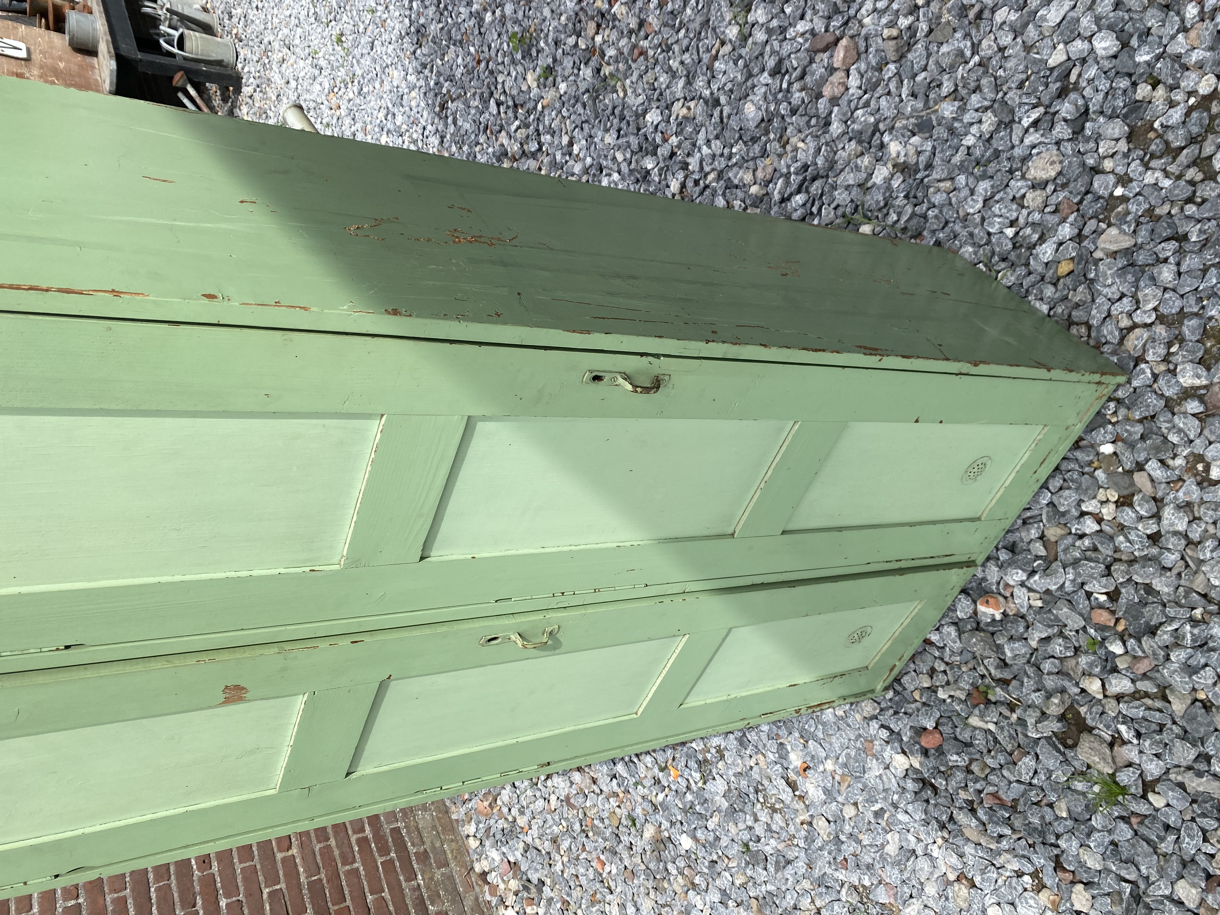 Prachtige houten orginele lockerkast