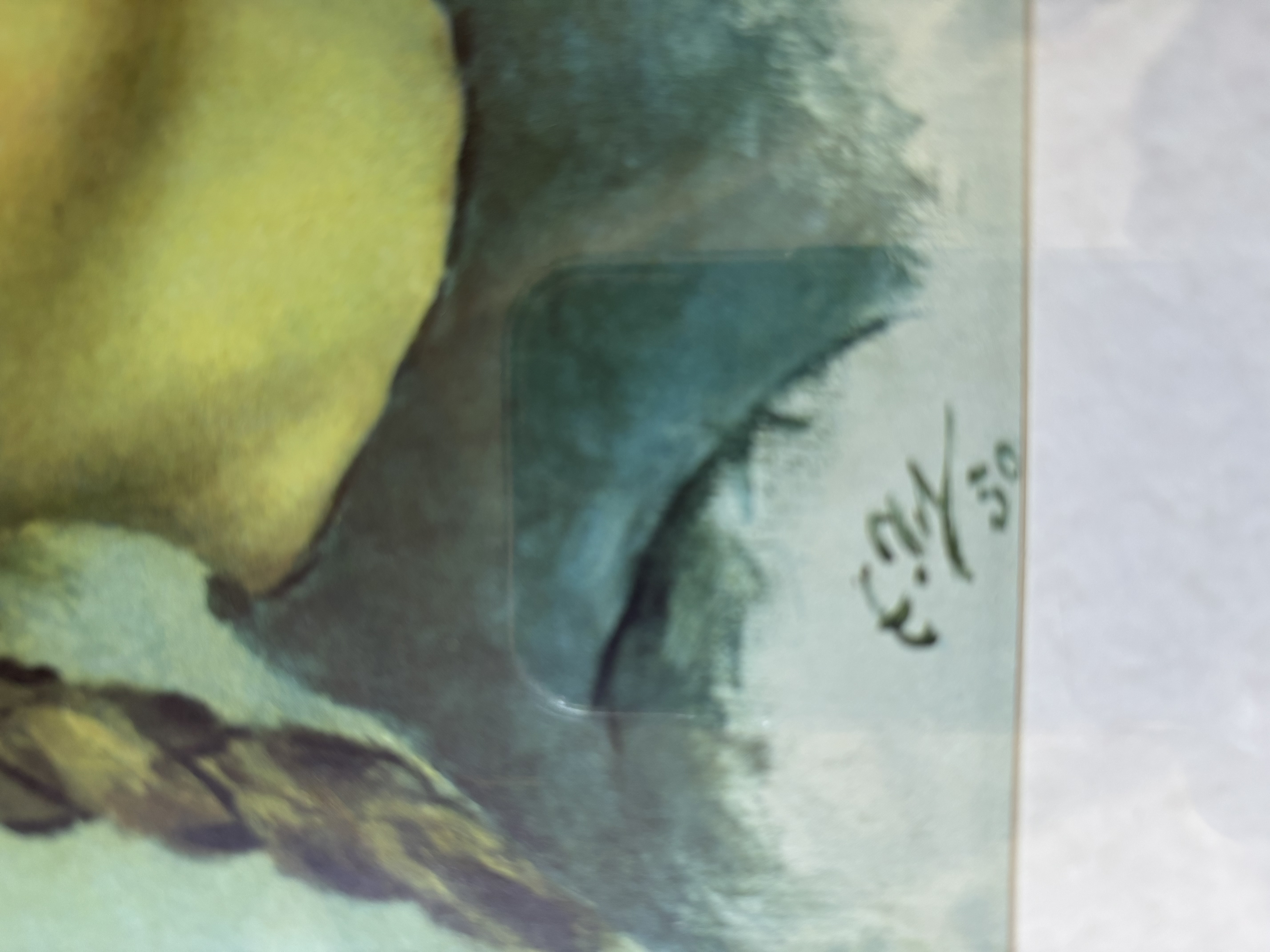 Pastel prent jong meisje