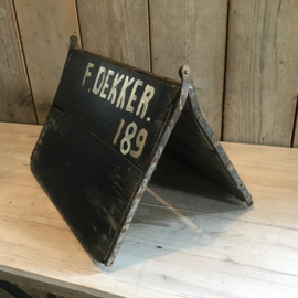 Krijtbord voor op een schuit