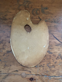 Schilderijtje op schilderspalet