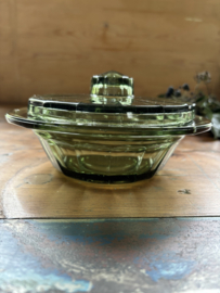 Groen persglas bakje