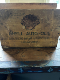 Shell auto olie kist
