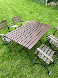 Rechthoekig inklapbare tafel