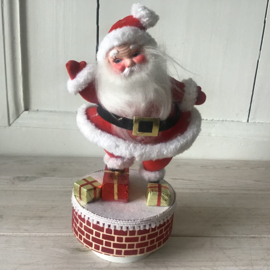 Vintage kerstman speeldoos