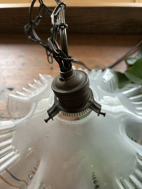 Glas lampje gegolfd