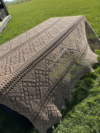 Opvallend licht bruine sprei