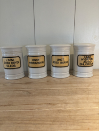 Vier apothekers potten