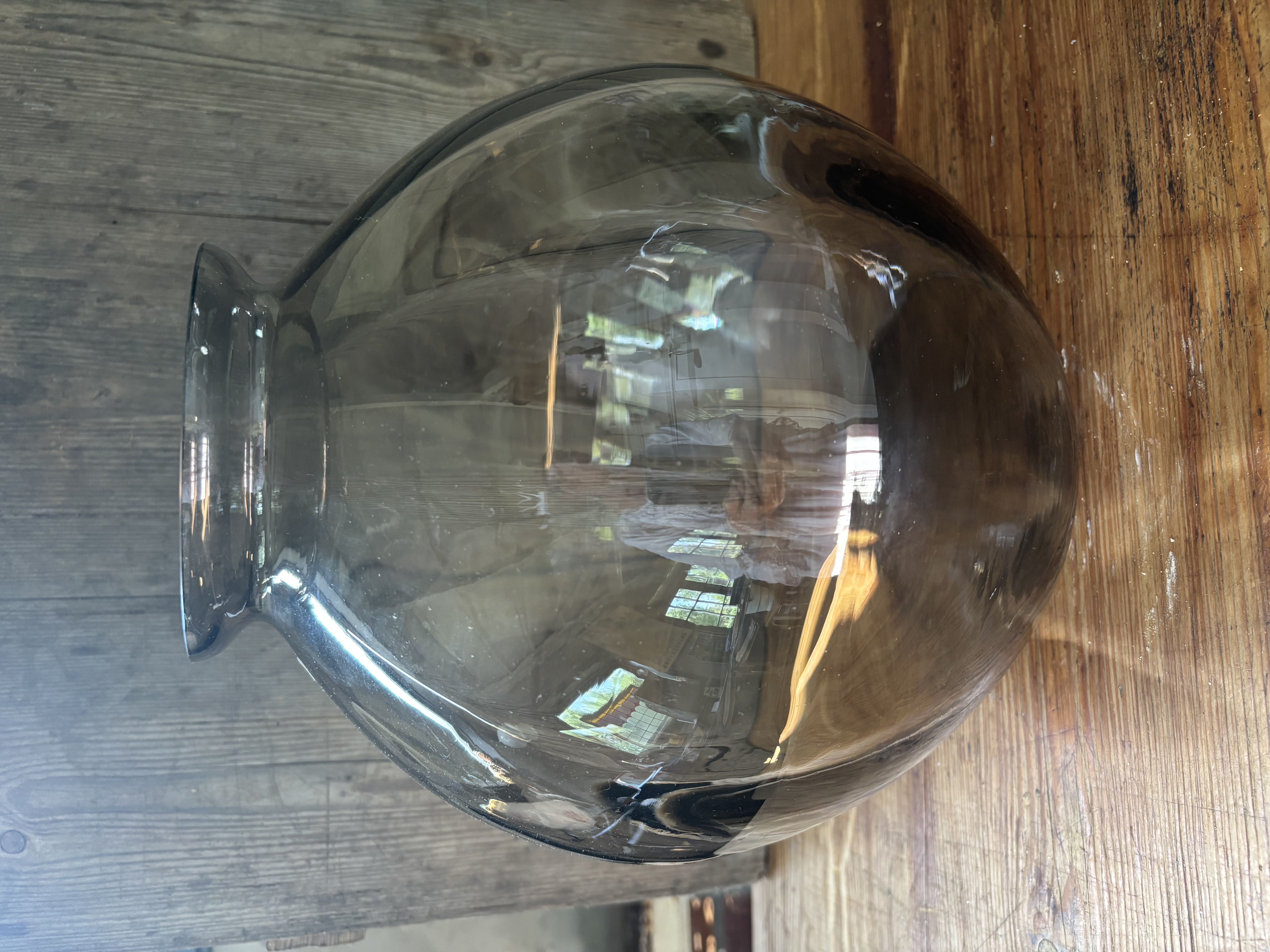Grote rookglas vaas