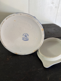 Teadrinker blauwe chocoladepot