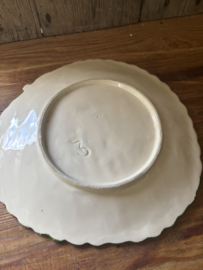 (Verkocht)Groen blad bord
