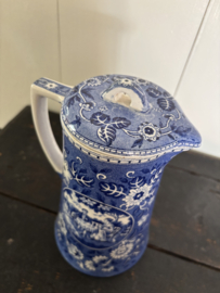 Teadrinker blauwe chocoladepot