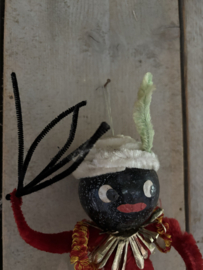Hangende zwarte piet oude winkeldecoratie