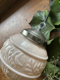 (Verkocht)Roze rond hanglampje