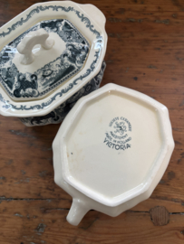 Suiker en melk setje Victoria Soc.Ceramique