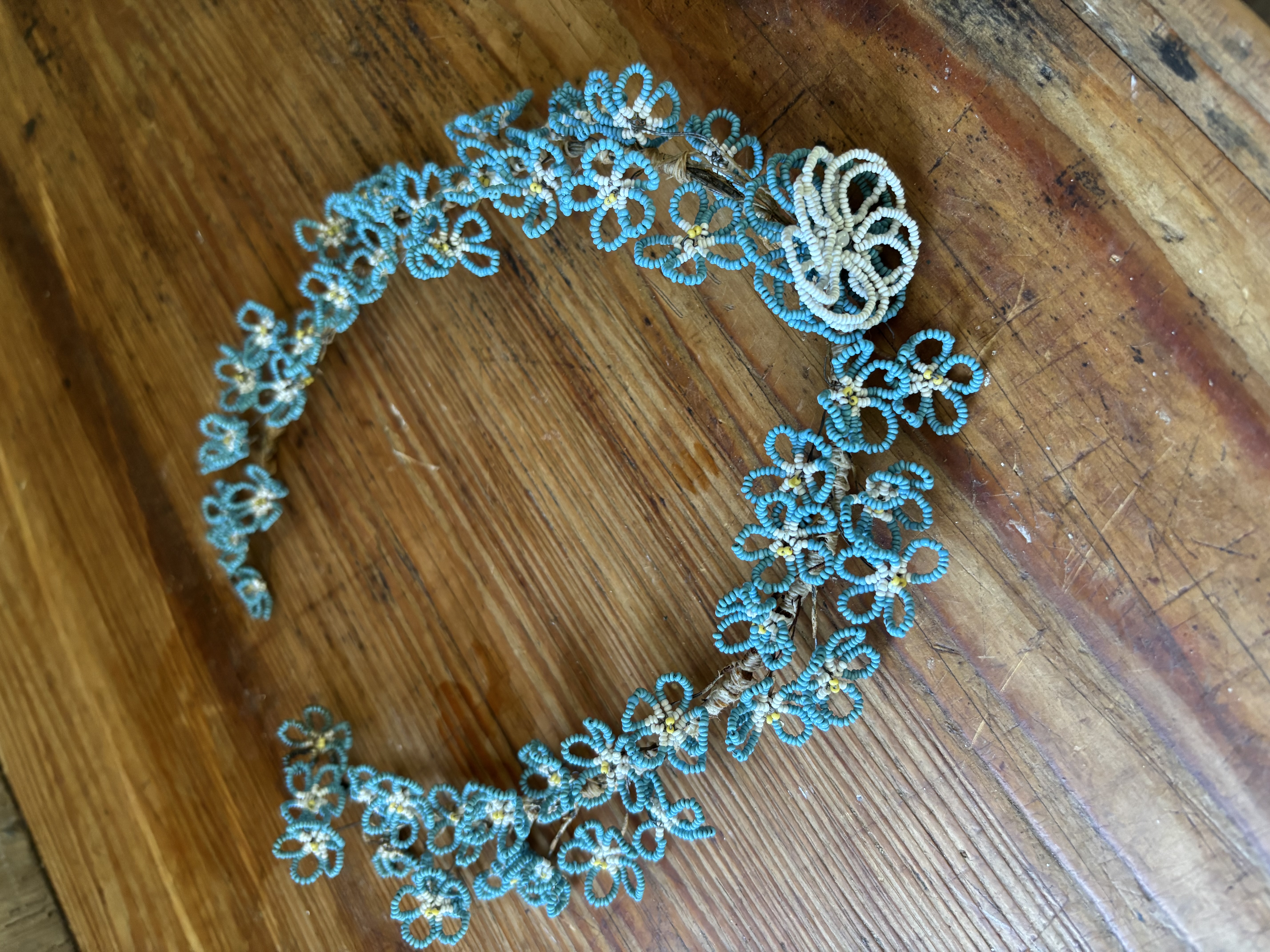 (Verkocht)Kralen ornament