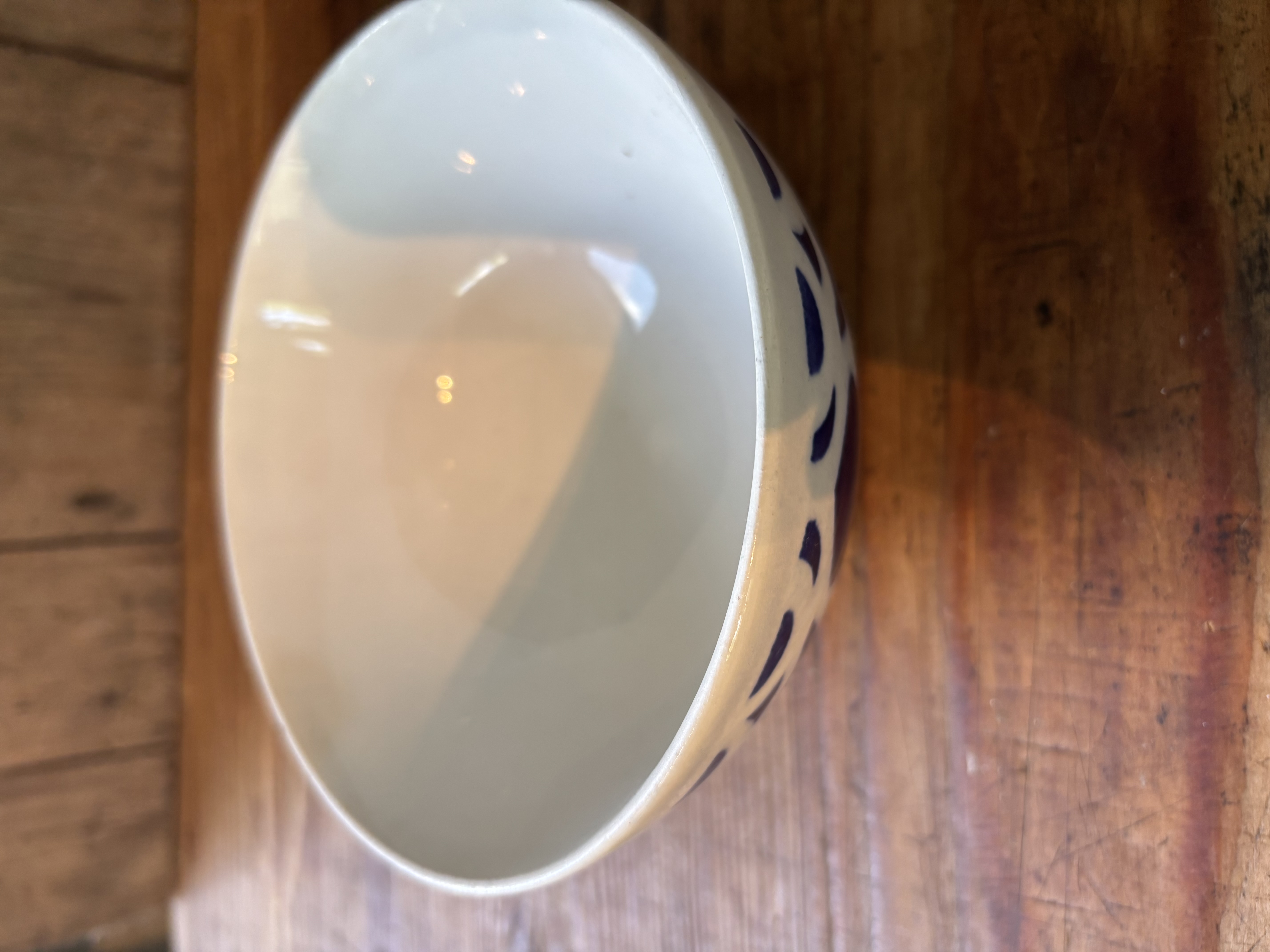 Spoelkom diep blauw