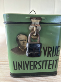 Vrije universiteit spaarblikje