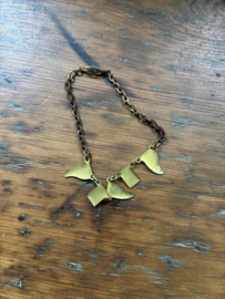 Oud bevrijdings armbandje met vlaggen