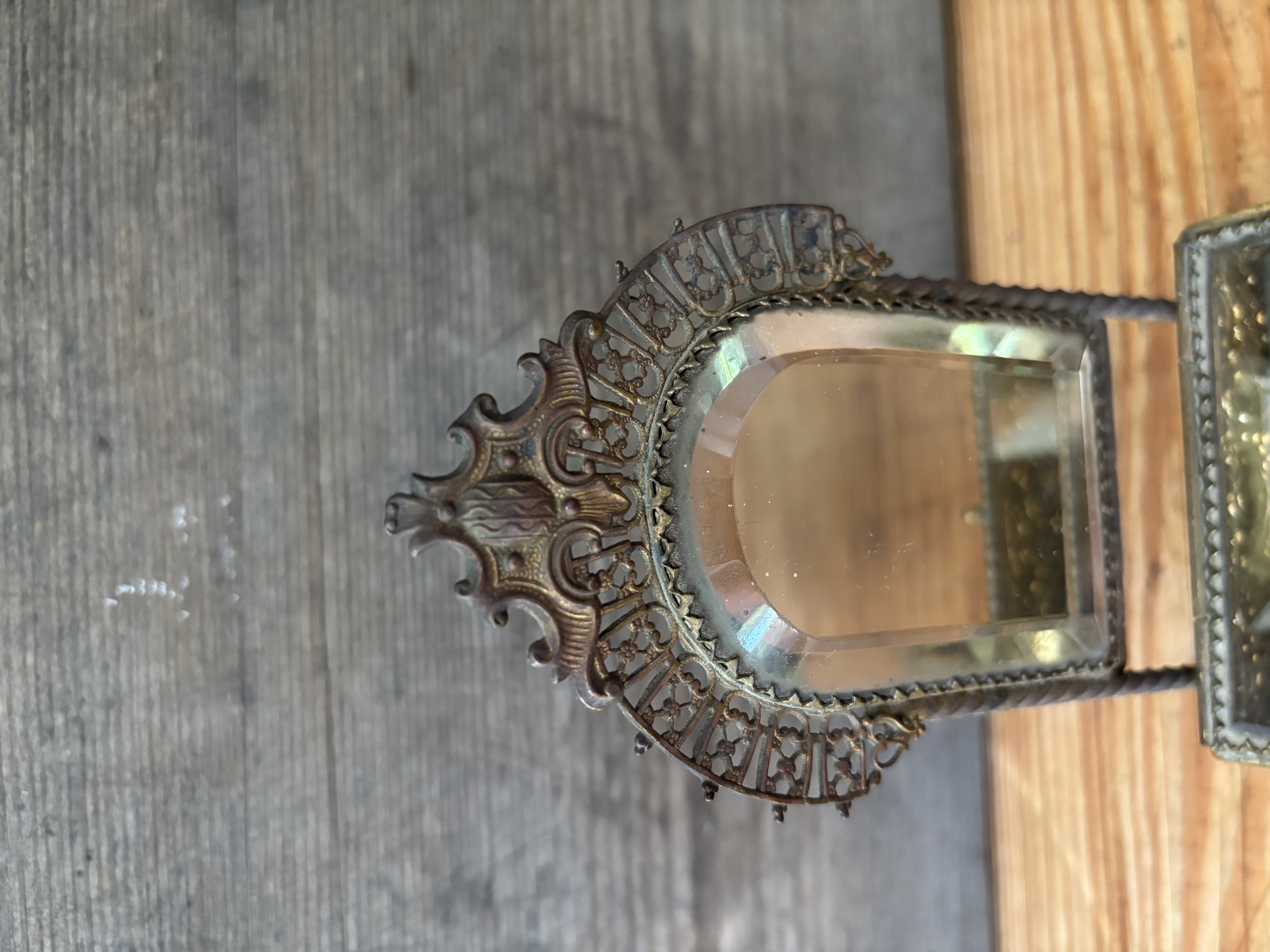 Bruidsdoosje met geslepen spiegeltje