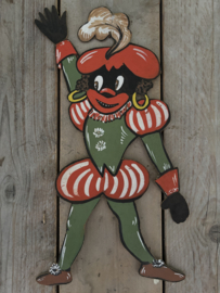Hele oude zwarte Piet winkeldecoratie