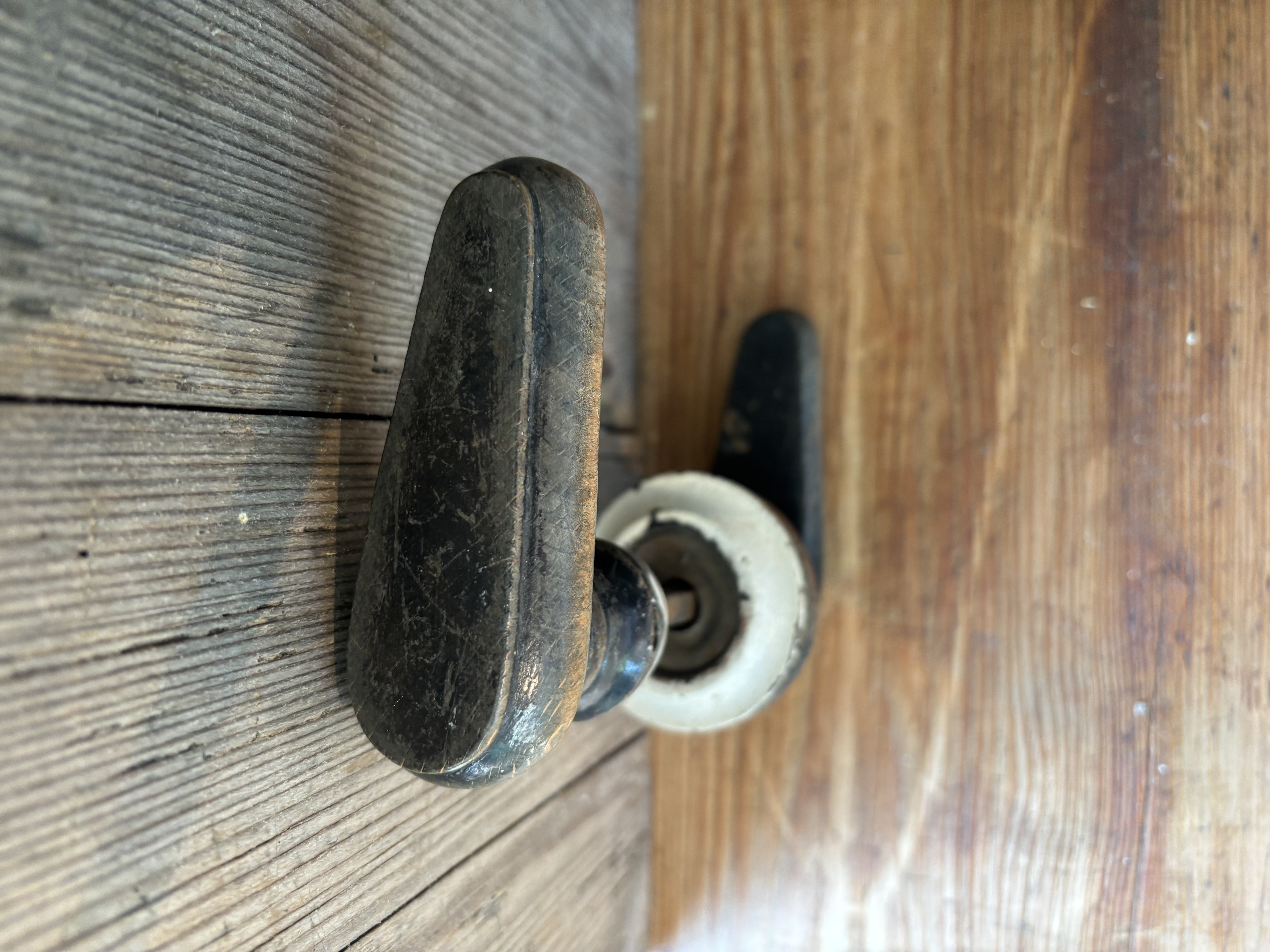 Houten deurklink nr 5