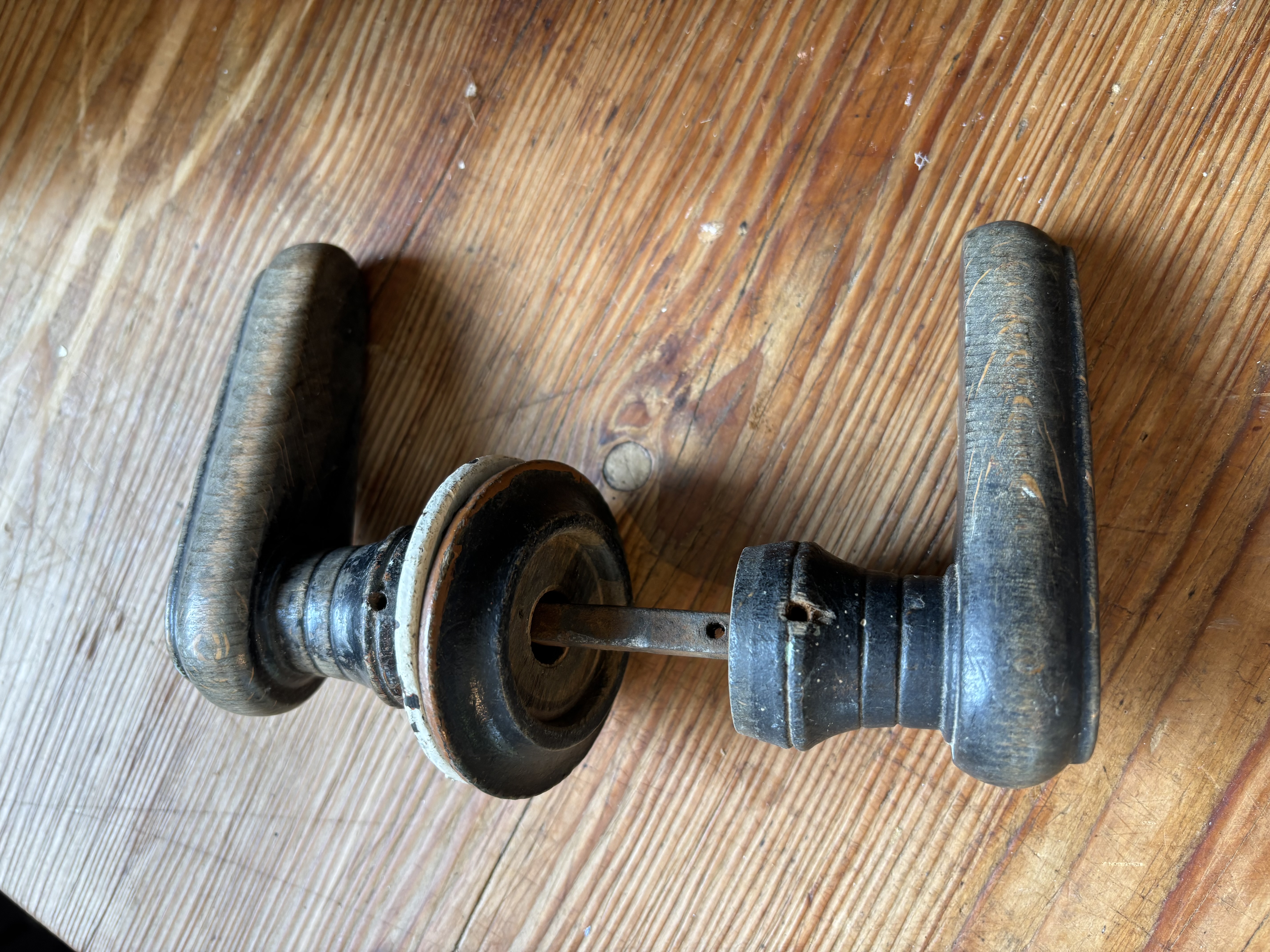 Houten deurklink nr 5