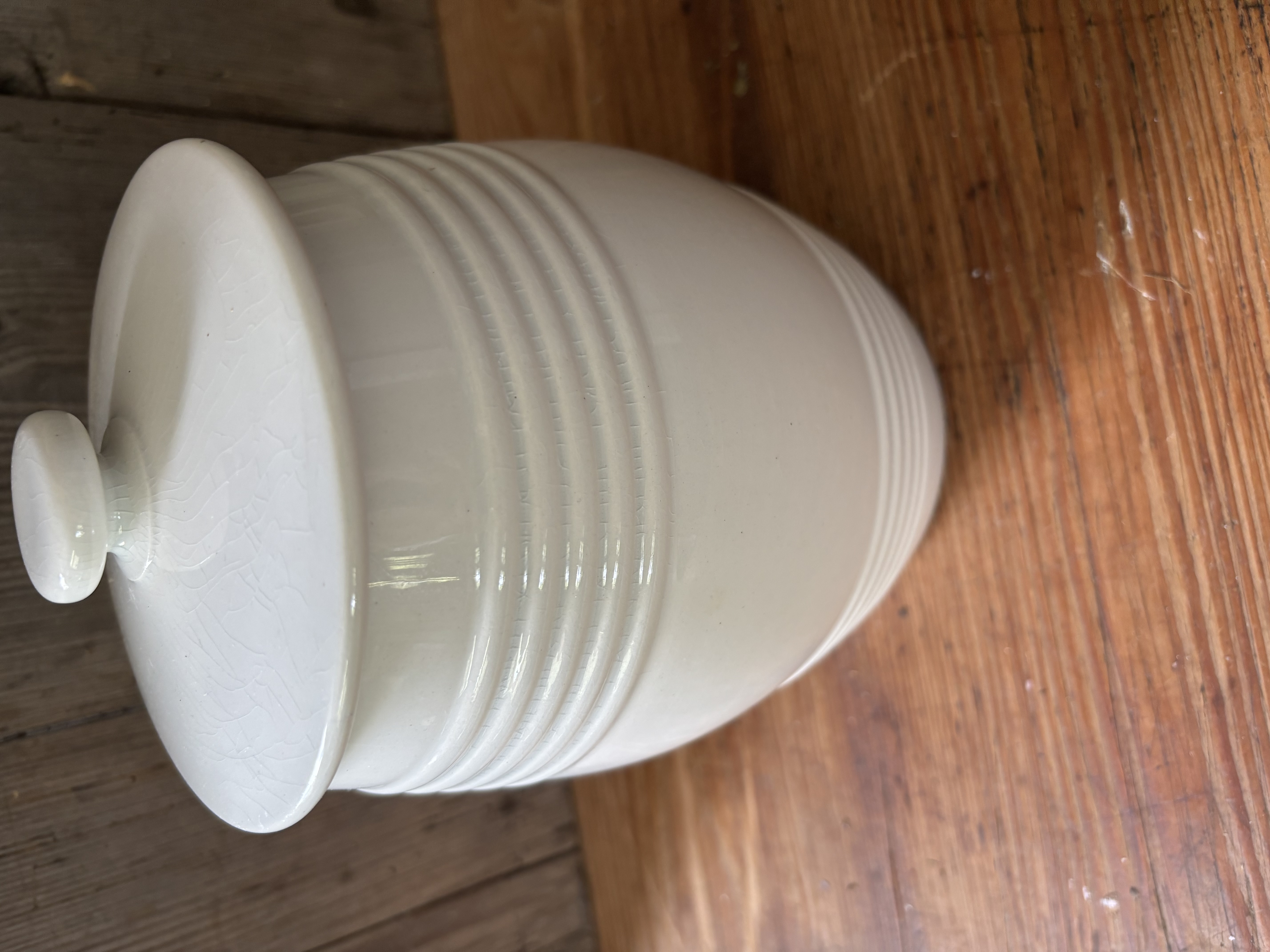 Bandenpot wit Soc.Ceramique