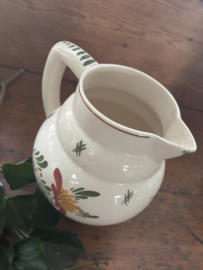 Bollige kan met bloemdecor
