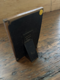 (Verkocht)Houten fotolijstje met rechthoek kader