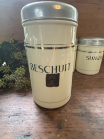 Complete bussen set crème groene letters