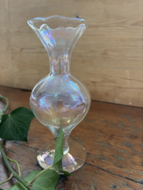 (Verkocht)Iriserende vaasjes