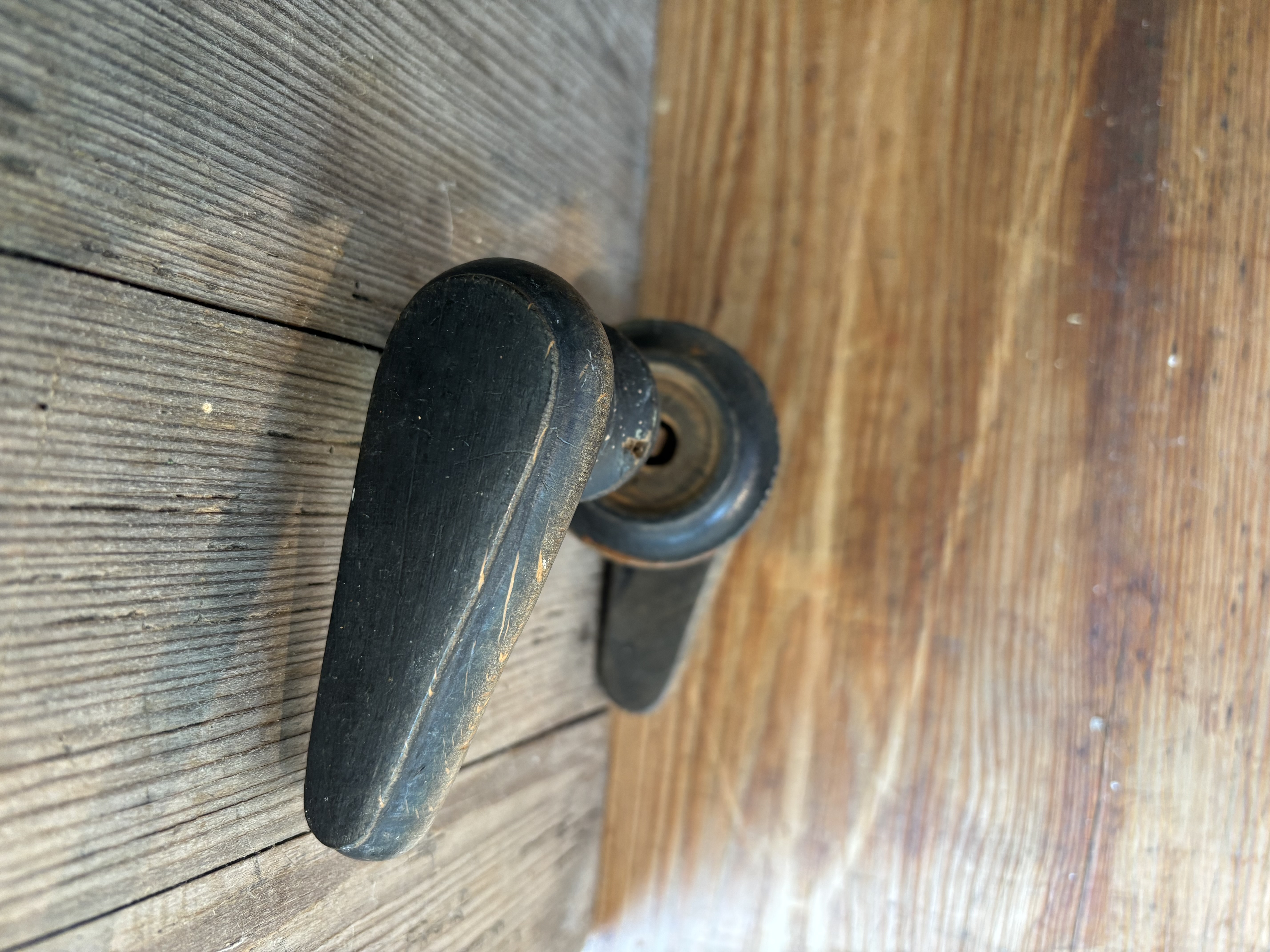 Houten deurklink nr 5