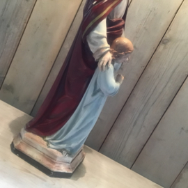 Groot Jesus beeld met kind