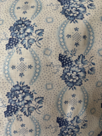 Groot blauw kussen bloemen banen