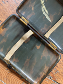 Celluloid bakje schildpad motief