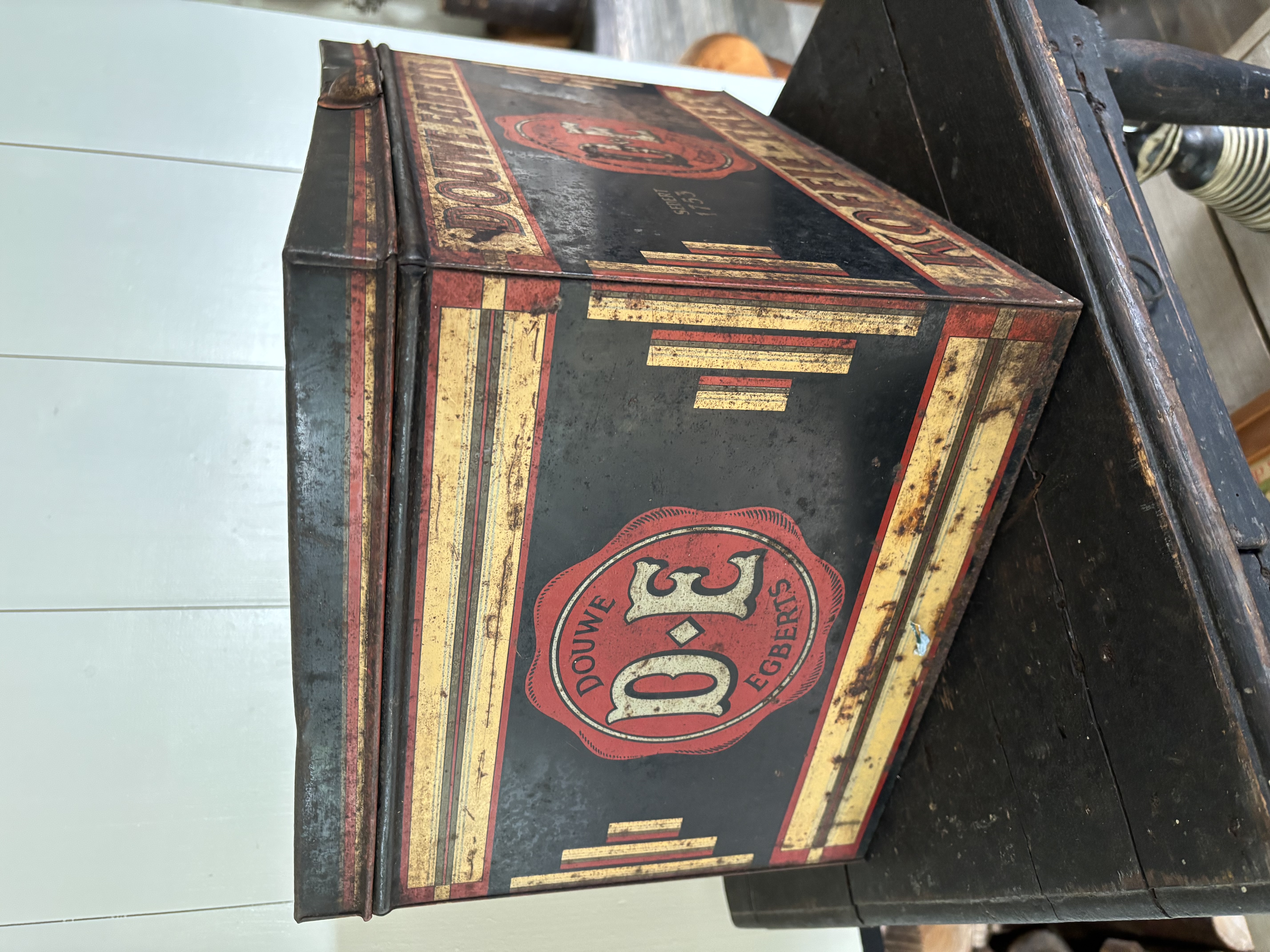 Douwe Egberts koffieblik