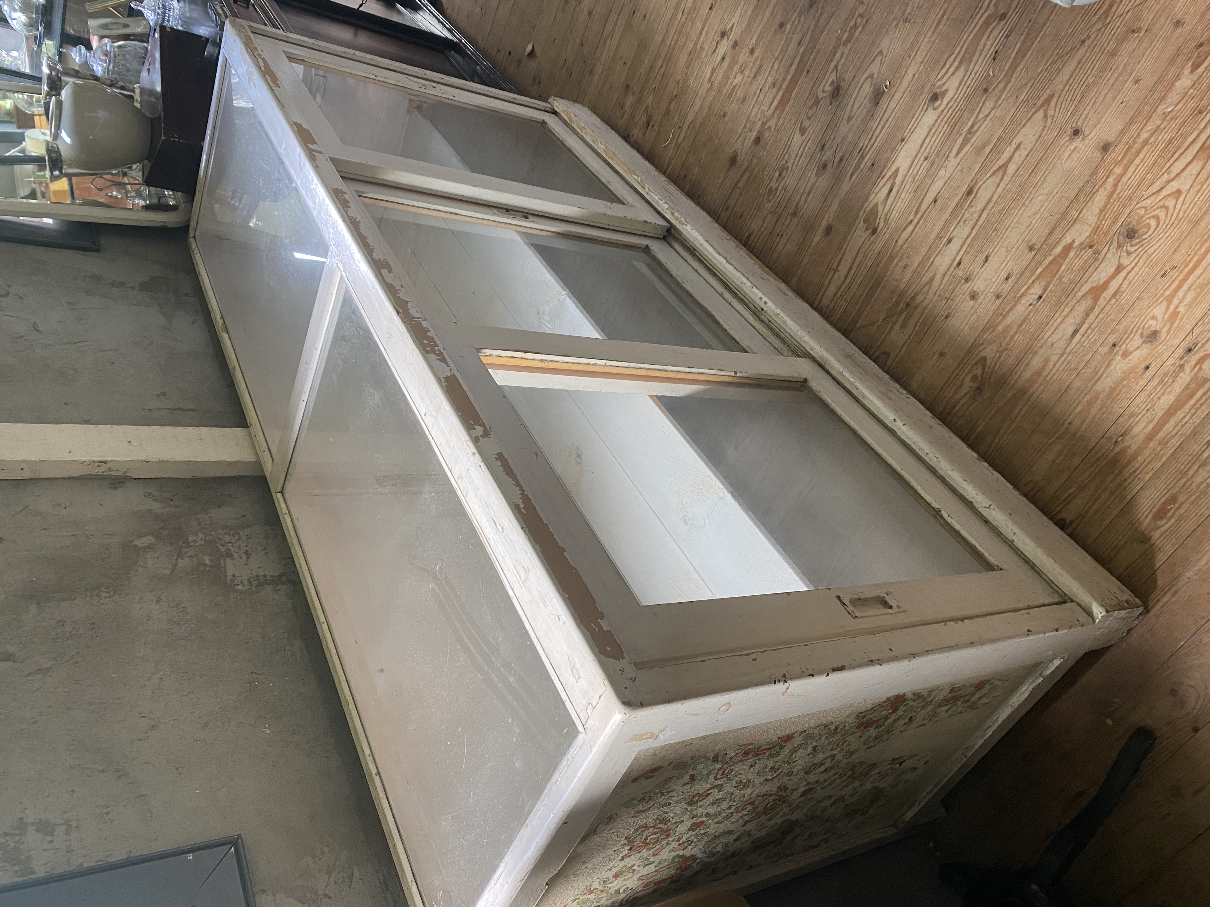 Orginele winkel vitrinekast / toonbank