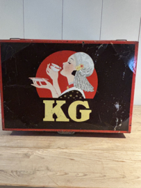 KG koffie-thee winkelblik