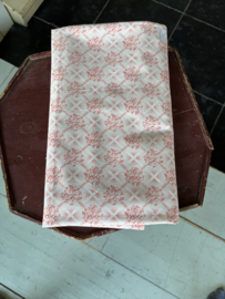 Rood oranje bloemen dekbedje