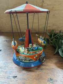 Blikken speelgoed draaimolen